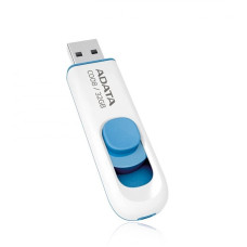 Флэш-драйв A-Data 32GB C008 USB2.0 бел/синий