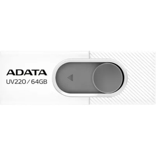 Флэш-драйв A-Data 64GB UV220 USB2.0 бел/серый