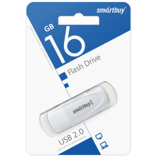 Флэш-драйвы SmartBuy USB 16GB Scout White