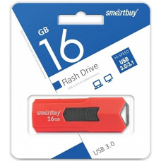 Флэш-драйвы SmartBuy USB 3.0 16GB Stream Red