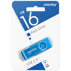 Флэш-драйвы SmartBuy USB 16GB Twist Blue