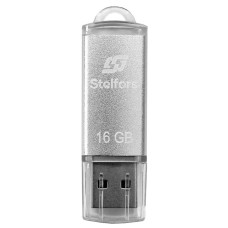 Флэш-драйв Stelfors USB 16GB Rocket металл серебро