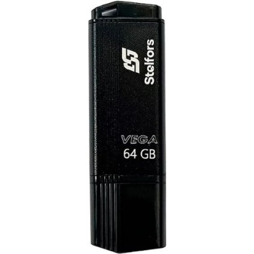 Флэш-драйв Stelfors USB 64GB Vega металл черный