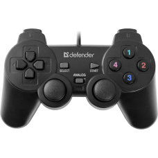 Джойстик Defender Omega USB, 12 кн, 2 стика (64247)