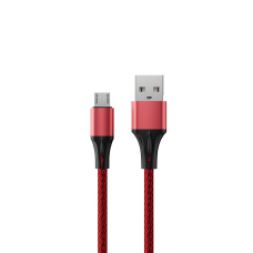 Кабель Accesstyle AM24-F100M  micro Black-red