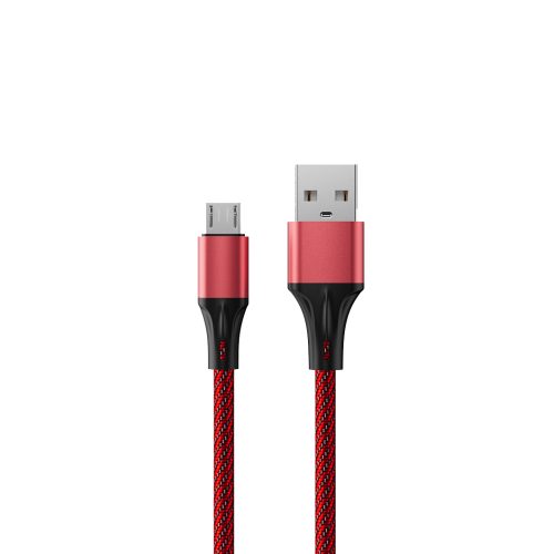 Кабель Accesstyle AM24-F100M  micro Black-red