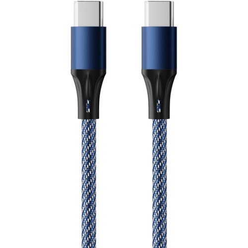 Кабель Accesstyle  CC30-F100M Type-C-Type-C black-blue