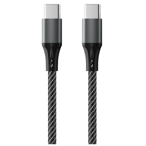 Кабель Accesstyle  CC30-F100M Type-C-Type-C black-grey