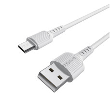 USB кабель Borofone BX16 Micro TPE 1m white