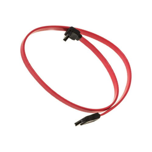 Кабель Buro SATA-интерфейсный угловой 0.5м красный