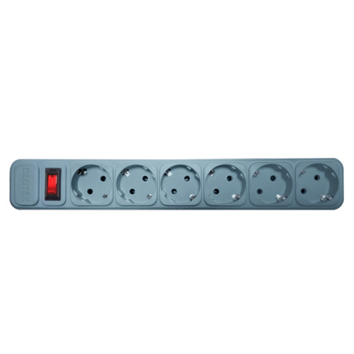 Сетевой фильтр Centek CT-8901-6-1,8 серый