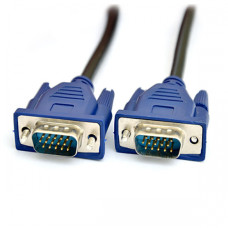 Кабель De Tech VGA M-M 2 ferites 1.5m