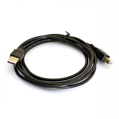 Кабель DeTech USB 2.0 AM-BM Gray 1M