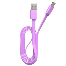 Кабель MAXVI MC-01F micro USB purple