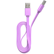Кабель MAXVI MC-02LF Type-C purple