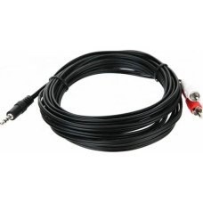 Кабель TELECOM Audio 3.5 Jack(m) 2RCA(m) 5m