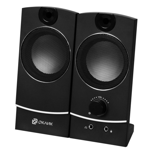 Колонки Oklick OK-118 2.0 черный 6Вт 315690