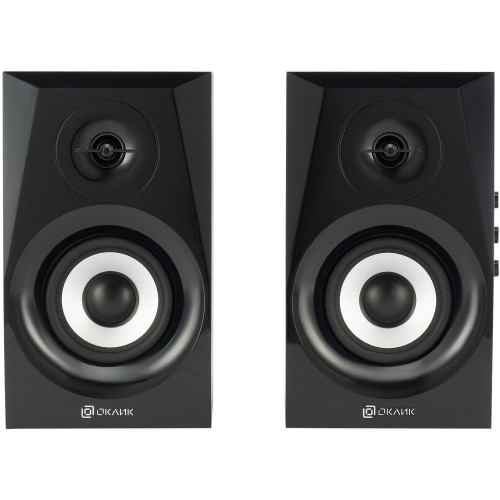 Колонки Oklick OK-166 2.0 черный 40Вт