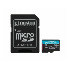 Kingston Micro SDCG3 64Gb Class10 Canvas Go!Plus + adapter