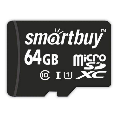 Флэш-карты SmartBuy micro SDXC 64GB Class 10 (без адапт)