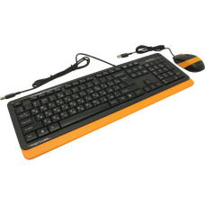 Комплект A4Tech Fstyler F1010 USB black/orange