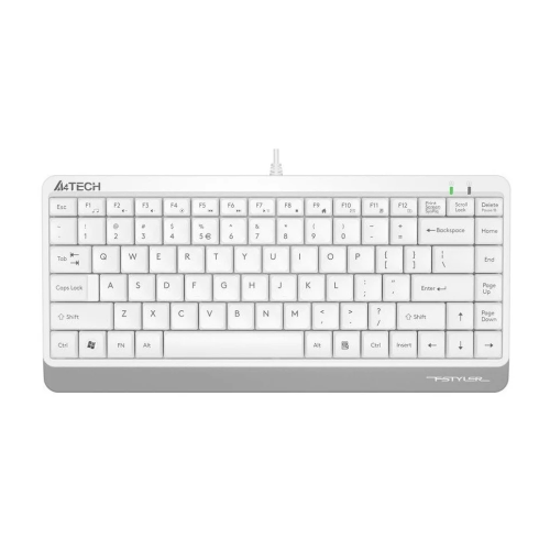 Клав A4Tech Fstyler FK11 USB slim white