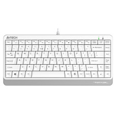 Клав A4Tech Fstyler FKS11 USB white/grey