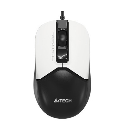 Мышь пров A4Tech Fstyler FM12 panda white/black