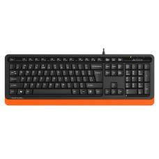 Клав A4Tech Fstyler FKS10 USB black/orange