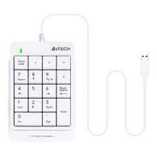 Числовой блок для ноутбука A4Tech Fstyler FK13 USB slim white