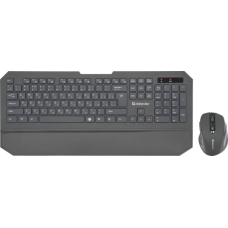 Компл беспров Defender клав+мышь Berkeley C-925 RU,ч(45925))