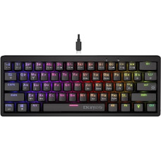 Клав Defender мех Deimos GK-303 RU черн RGB, 61 кн (45303)
