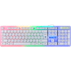 Клав Defender игр White GK-172 RU рад. подсв., 104 кн (45172)