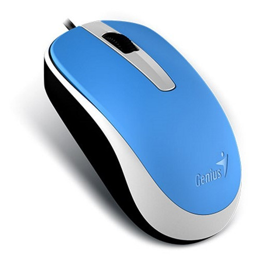 Мышь пров Genius DX-120 USB blue