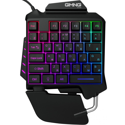 Игровой блок Oklick 703GK черный USB for gamer LED (1533151)