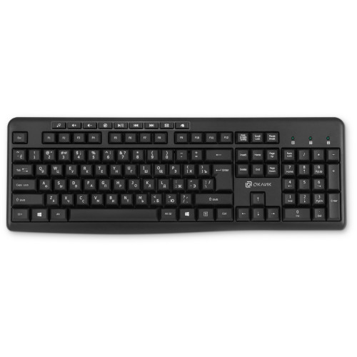 Клав.беспр.Oklick K225W ЧЕРН (1875232)
