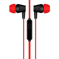 Наушники Krutoff HF-J69 красные (пакет)