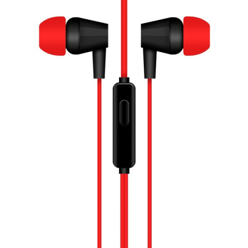 Наушники Krutoff HF-J69 красные (пакет)