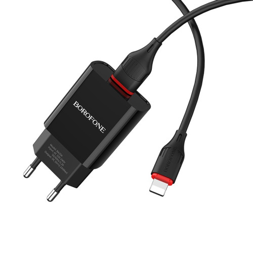 СЗУ Borofone BA20A iPh5 USB 2.1A black