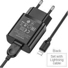 СЗУ Borofone BA52A iPh5 1USB 2.1A black