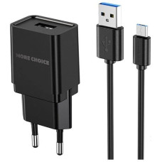 СЗУ More choice NC33 1USB+micro 1A black