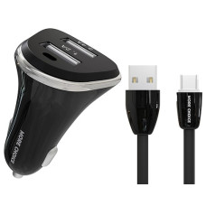 АЗУ More choice AC22a 2USB+Type-C 2.4A black
