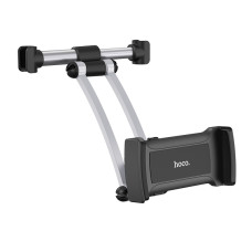 Автодержатель HOCO CA62 Handsome aluminium rear pillow in-car holder silver black