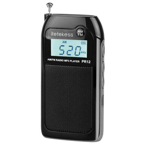 Радиоприемник карманный Retekess PR12 black