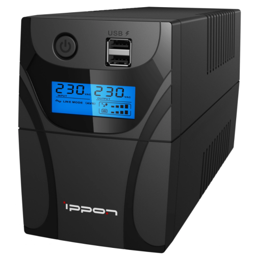 ИБП Ippon Back Power Pro II 500 300Вт 500ВА черный