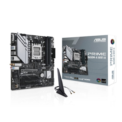 Материнская плата ASUS PRIME B650M-A WiFi II Soc-AM5 4xDDR5 mATX