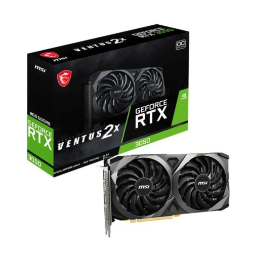 Видеокарта MSI RTX3050 VENTUS 2X 8G OC RTX 3050 8192Mb 128 GDDR6