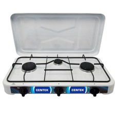 Плита настольная газовая CENTEK CT-1522 белая