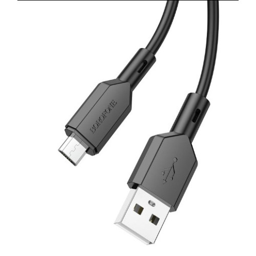 USB кабель Borofone BX70 Micro 2.4A 1m black