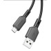 USB кабель Borofone BX70 Micro 2.4A 1m black